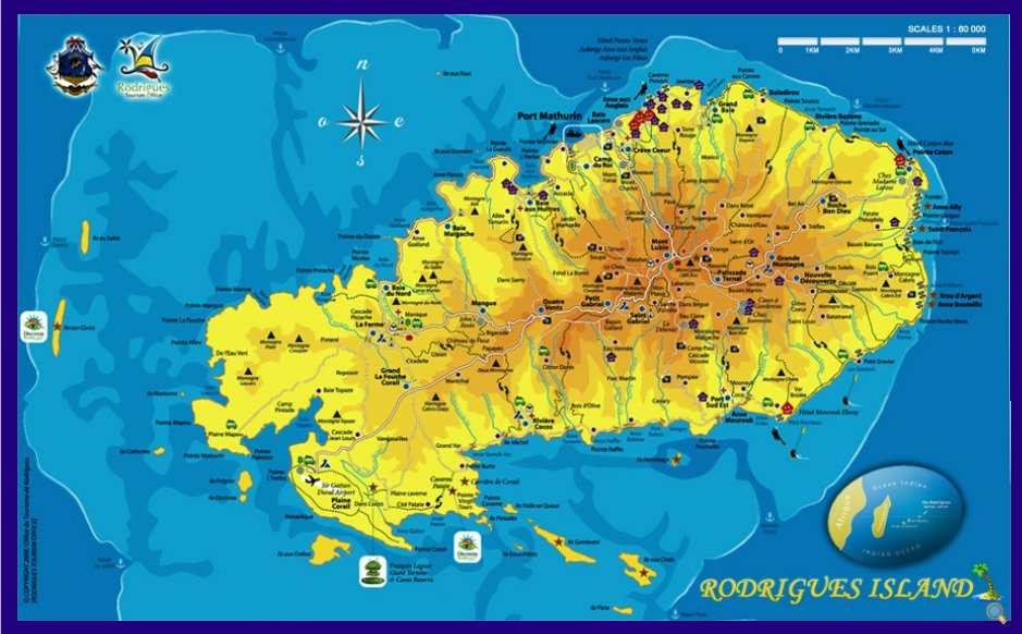 Rodrigues Maps   Rodrigues Map6 